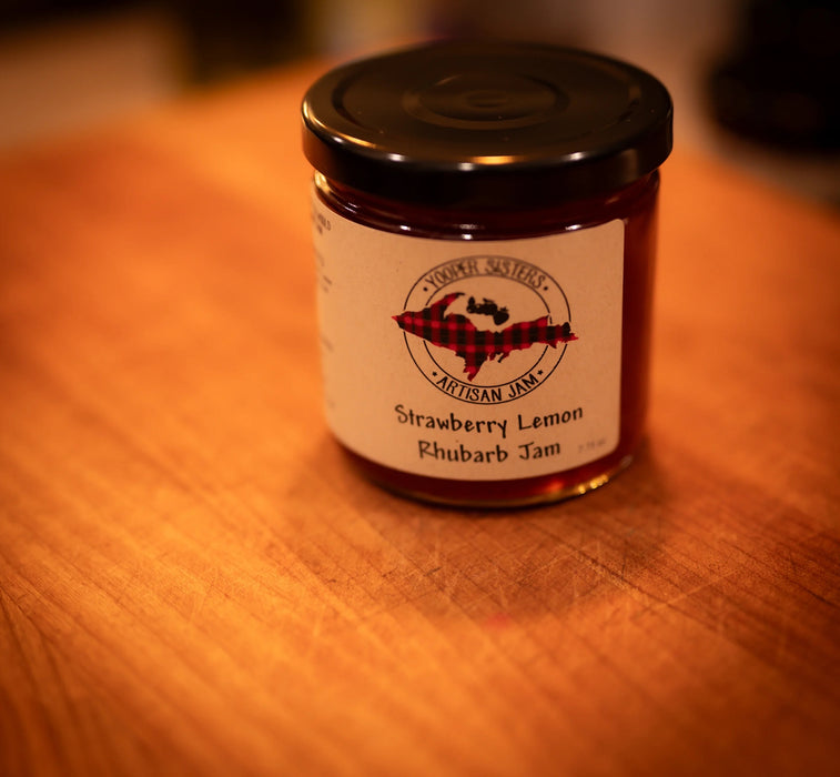 Strawberry Lemon Rhubarb Jam - Yooper Sisters