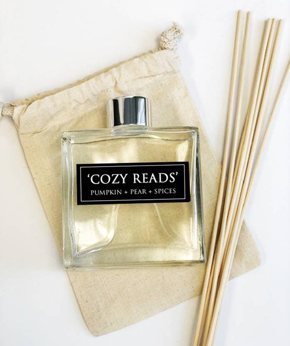 Cozy Reads- 7oz Glass Reed Diffuser