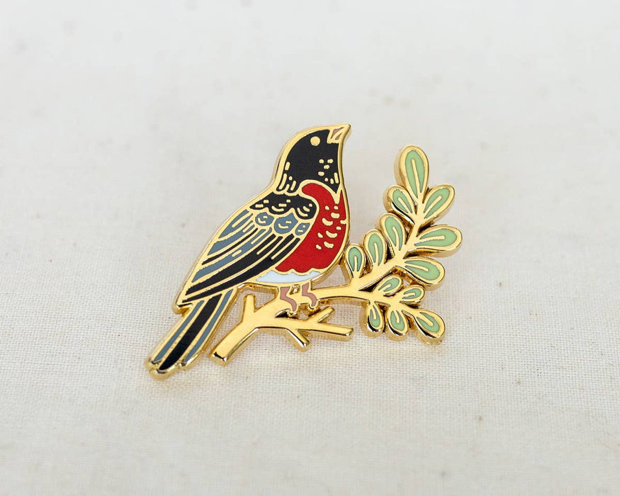 Robin Enamel Pin - Wildship Studio