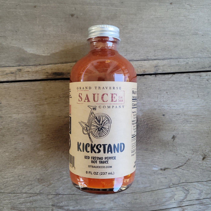 Red Fresno Pepper Hot Sauce "Kickstand" - Grand Traverse Sauce