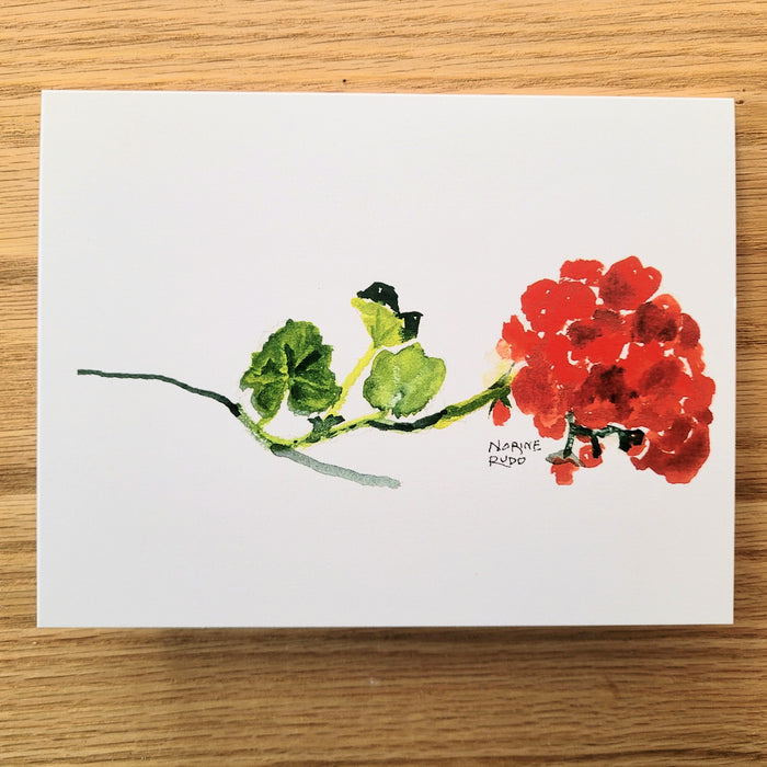 Geranium Card Packs by Norine Rudd - Beautification Committee