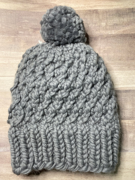 Chunky Pom Hat by valerie knits - #2153