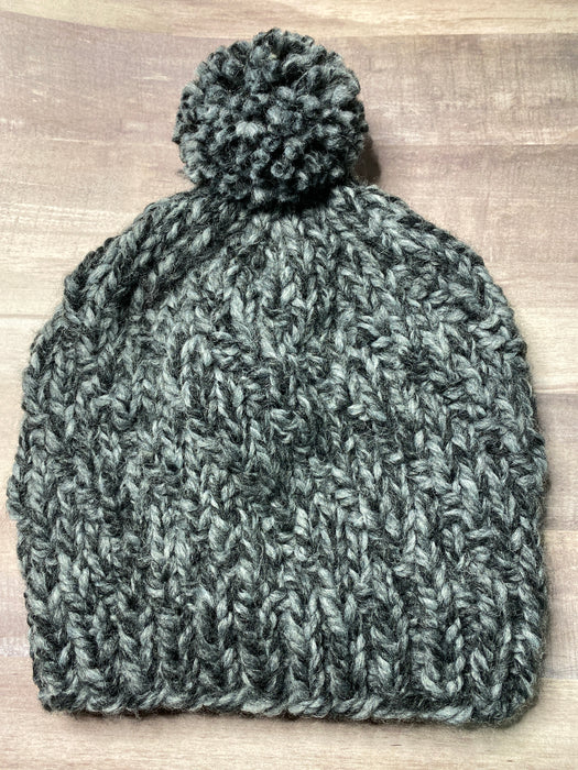 Chunky Pom Hat by valerie knits - #2154