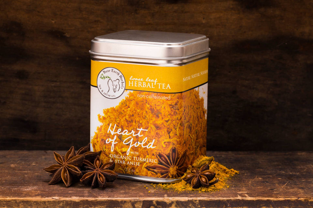 Heart of Gold Turmeric Tea - Bear Earth Herbals