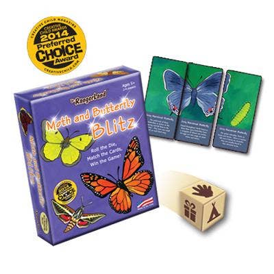 Jr. RangerLand - Jr. Rangerland Moth and Butterfly Blitz Card Game