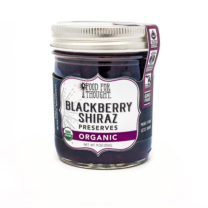 Organic Blackberry Shiraz Preserves by Food for Thought