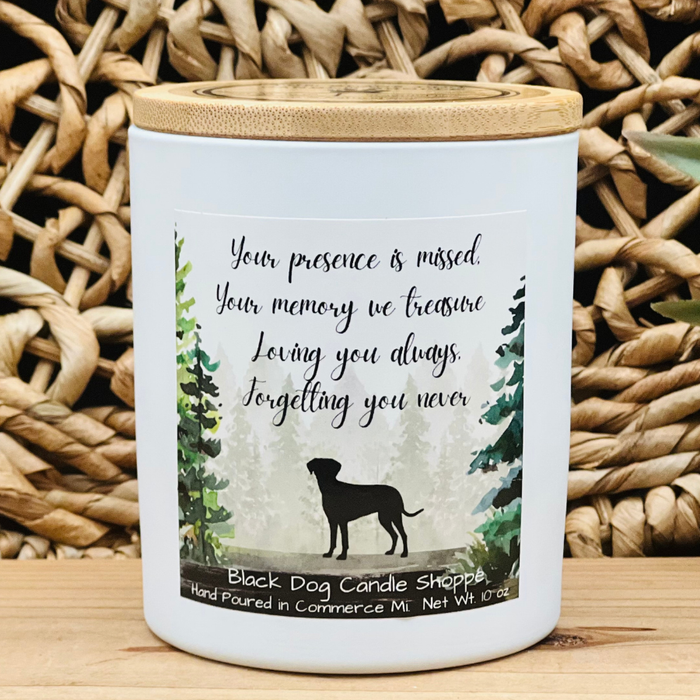 Forgetting You Never Candle by Black Dog Candle Shoppe