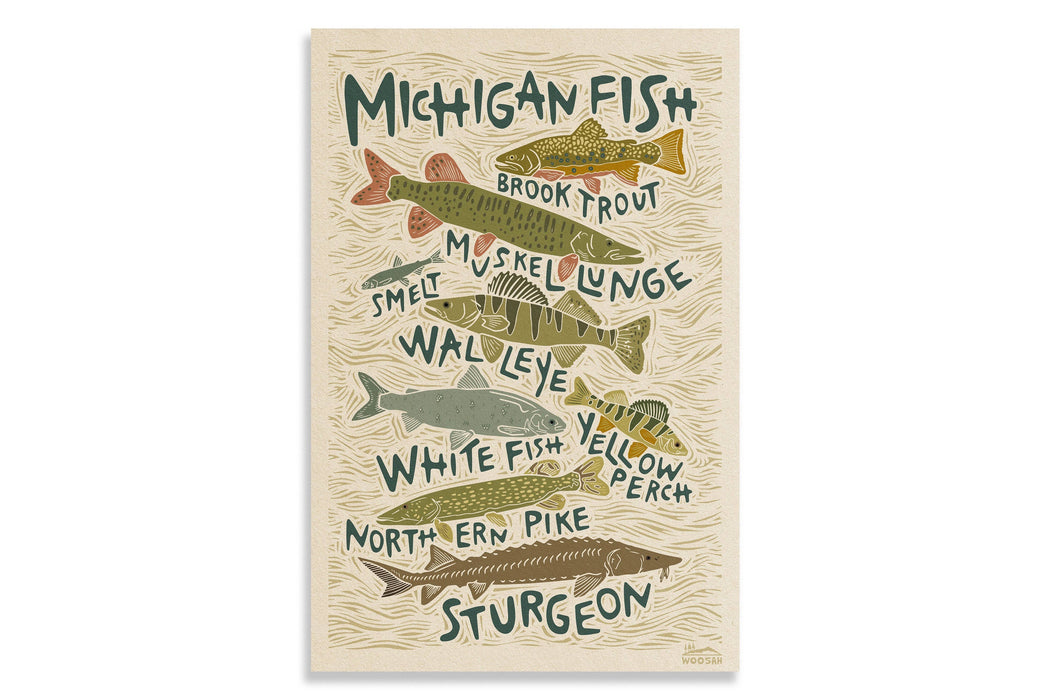 Woosah Outfitters - Michigan Fish Print