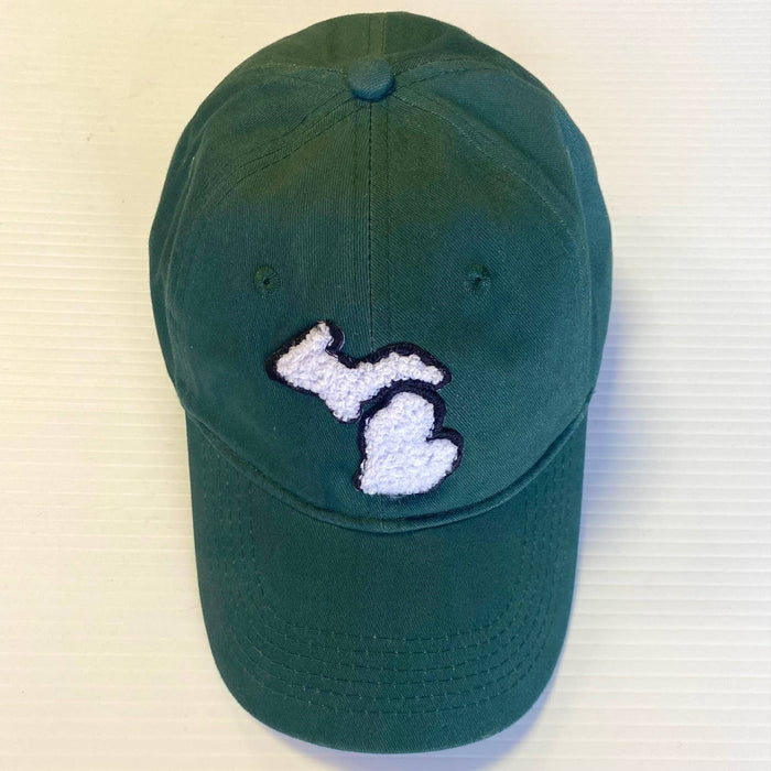 MSU Green and White Ball Cap - Michigan Mittens