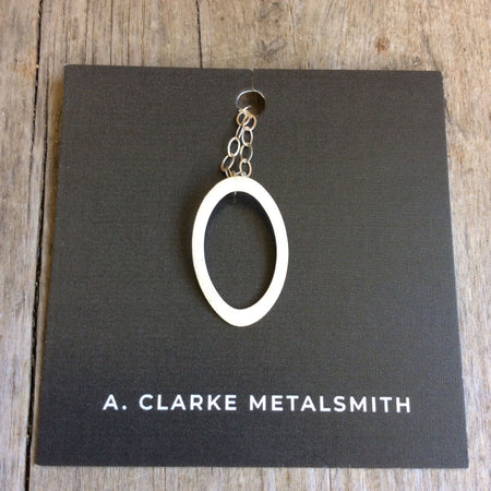 A. Clarke Metalsmith Stella’s Single Oval Necklace