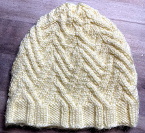 Cabled Hat by valerie knits - #2109