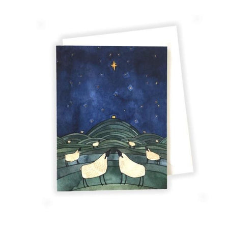 Christmas Star & Shepherd's Flock by Katie Eberts Illustration