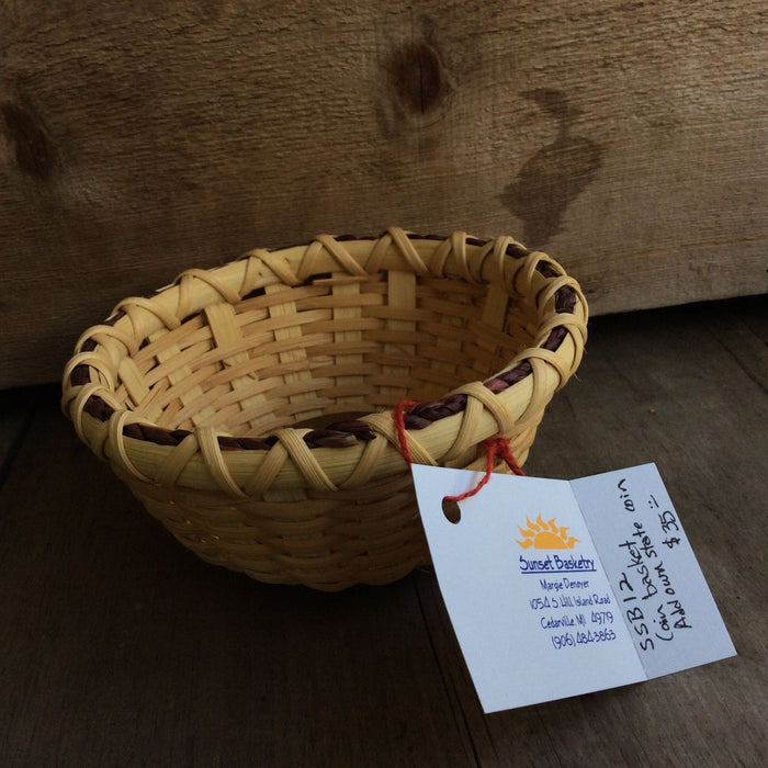 Coin Basket add own state coin by Sunset Basketry1