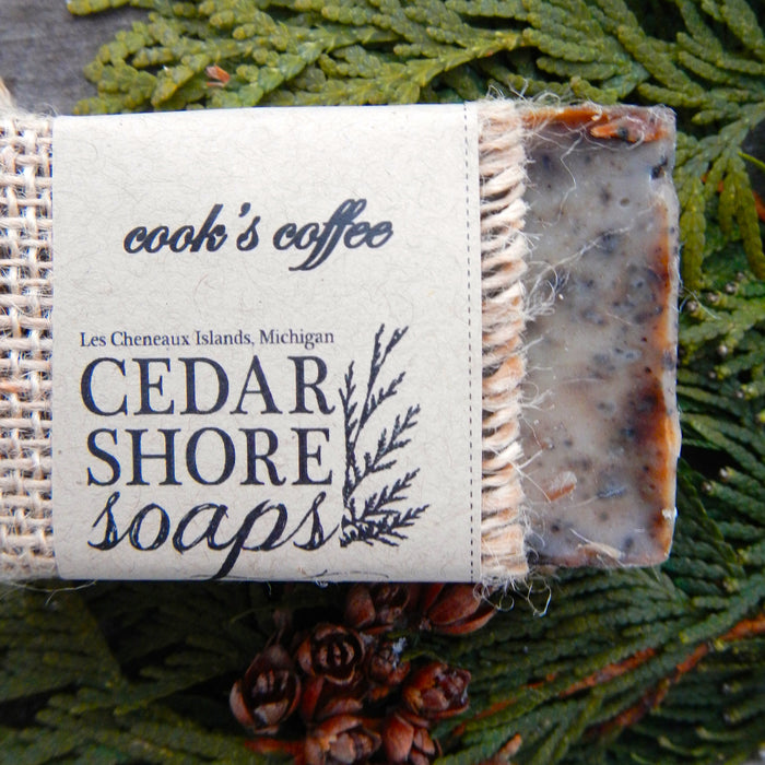 Cook's Coffee Soap Bar by Cedar Shore Soaps