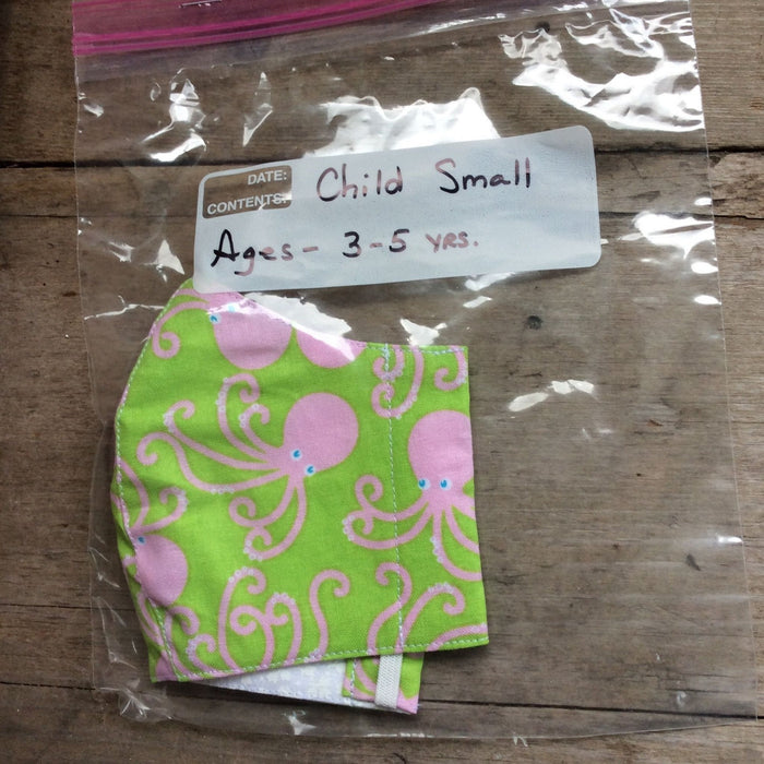 Face Mask Child Small by Kaydee's Keepers-Octopus