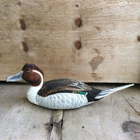 Hand Carved Pintail by Tom Harrison