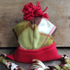 Handmade Fleece Hat by Split Birch Studio-Plaid_Red