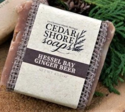 Hessel Bay Ginger Beer Soap Bar by Cedar Shore Soaps