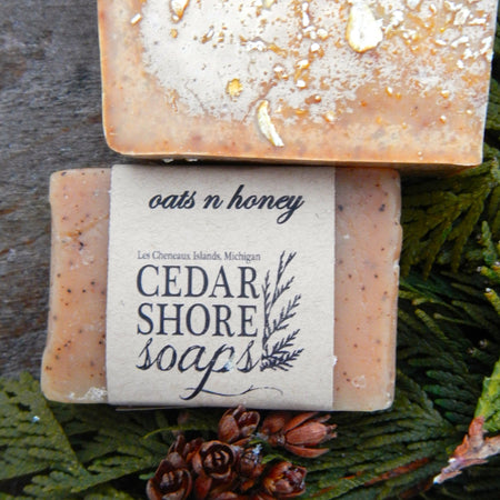 Honey & Oats Soap Bar by Cedar Shore Soaps