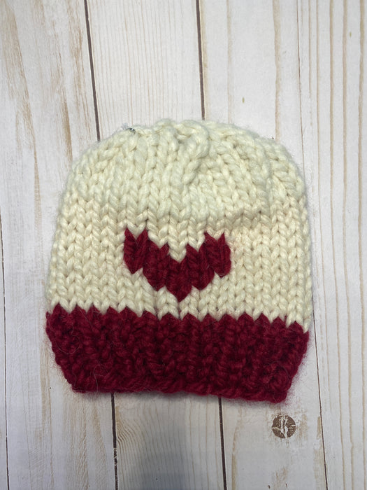 Tiny Heart Hat by Valerie Knits - 2261