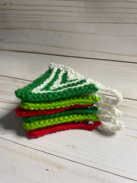 Hand Knit Holiday Bunting by Valerie Knits - 2291