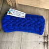 Irish Twist Headband by The Scrappy Knitter-Blue