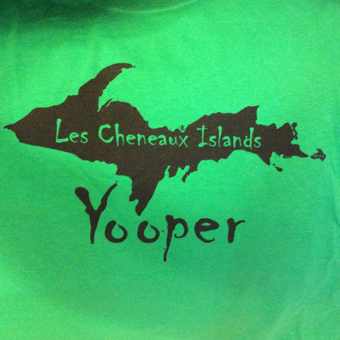 Les Cheneaux Islands Yooper Adult T-Shirt by Kate Otstot