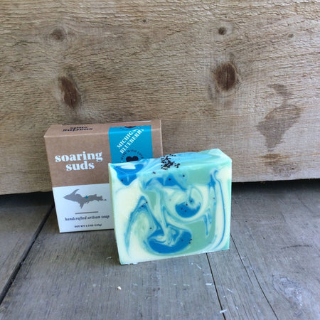 Michigan Blueberry Soap Bar by Soaring Suds