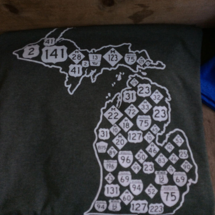 Michigan State Highway Signs Shirt