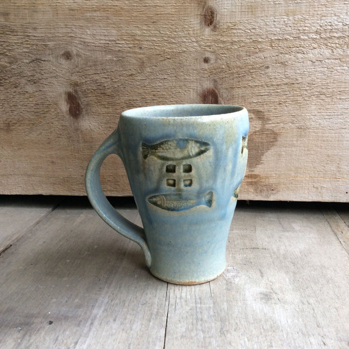 Mug with Handle by Heerspink and Porter-BlueFish