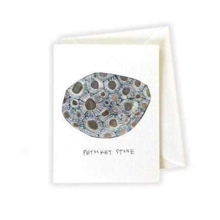 Petoskey Stone Card by Katie Eberts Illustration