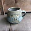 Short Mug with Handle by Heerspink and Porter-Fish