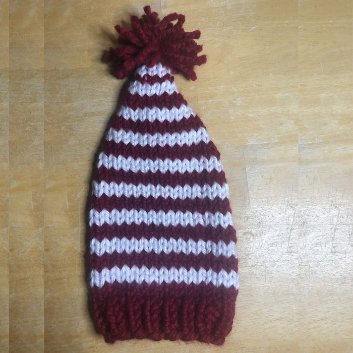 Striped Hat by Valerie Knits- #2029