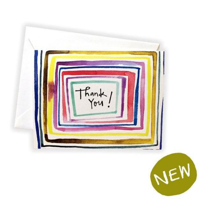 Thank You! Stripes Card by Katie Eberts Illustration