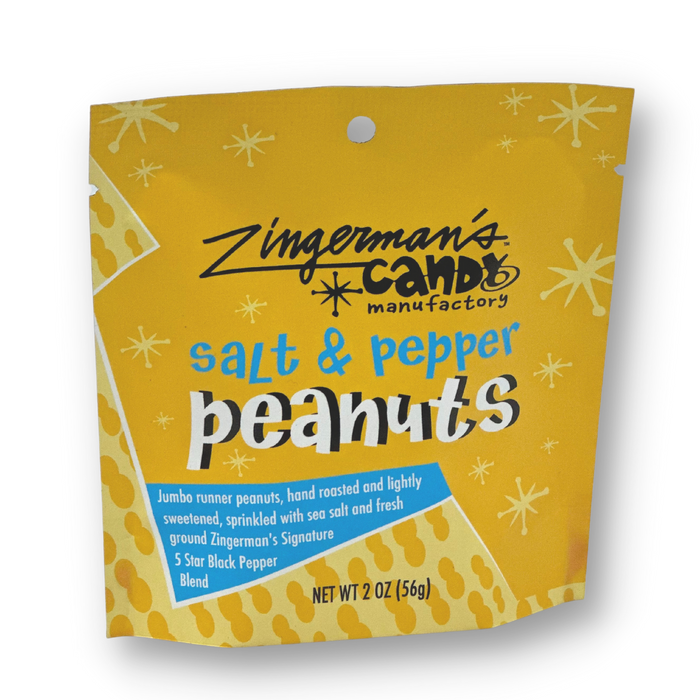 Salt & Pepper Peanuts by Zingerman’s - 2 oz Snack Pack
