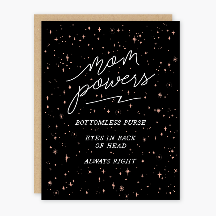 Mom Powers Card - Party of One