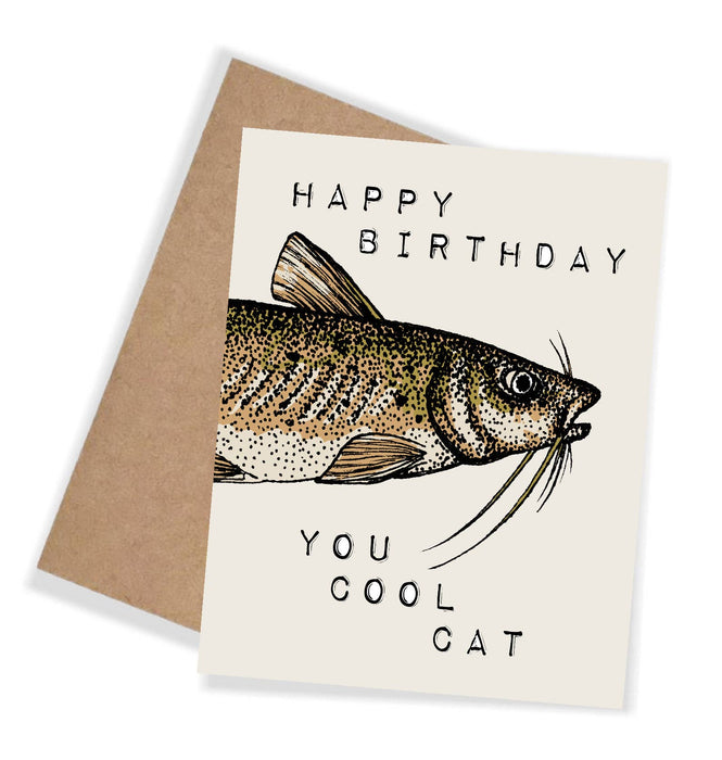 Happy Birthday You Cool Cat - Nature Walk Studio