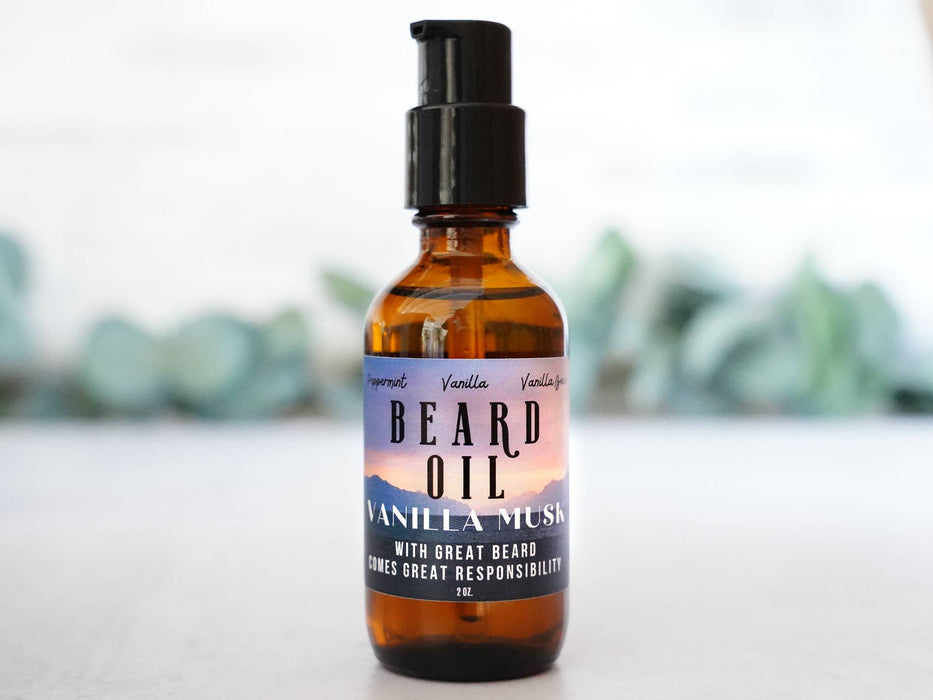 Beard Oil - 2oz Bottle Vanilla Musk