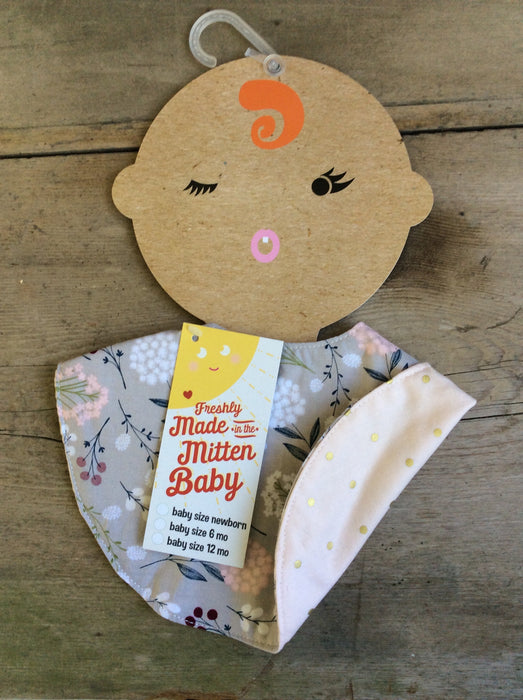 Handmade Baby Bib by Michigan Mittens