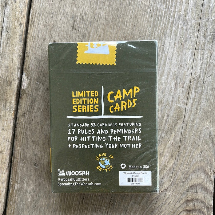 Camp Cards Playing Cards by Woosah