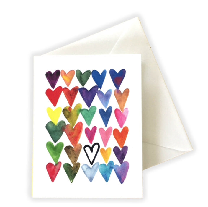 Hearts No. 2 Card by Katie Eberts Illustration