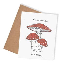 Happy Birthday to a Funguy Card by Nature Walk