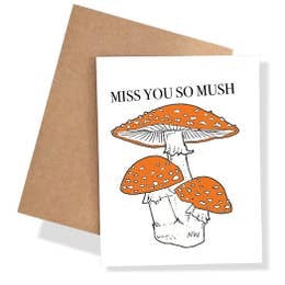 Miss You So Mush Card by Nature Walk