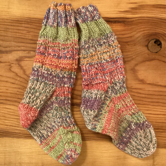 Wee Woolly Socks by The Scrappy Knitter