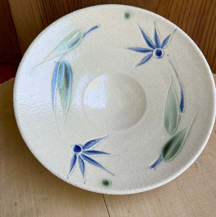 Small Blue on White Plate by Heerspink and Porter