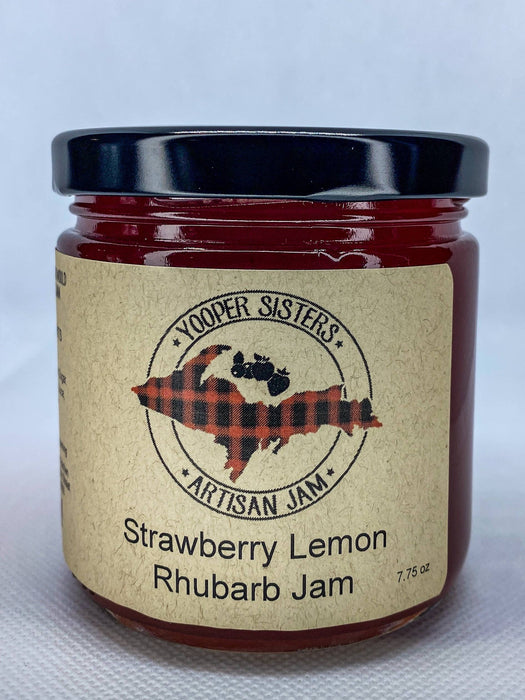 Strawberry Lemon Rhubarb Jam - Yooper Sisters