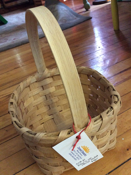 Billy O’s Oak Utensil Basket by Sunset Basketry