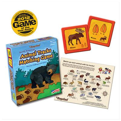 Jr. Rangerland Animal Tracks Matching Card Game