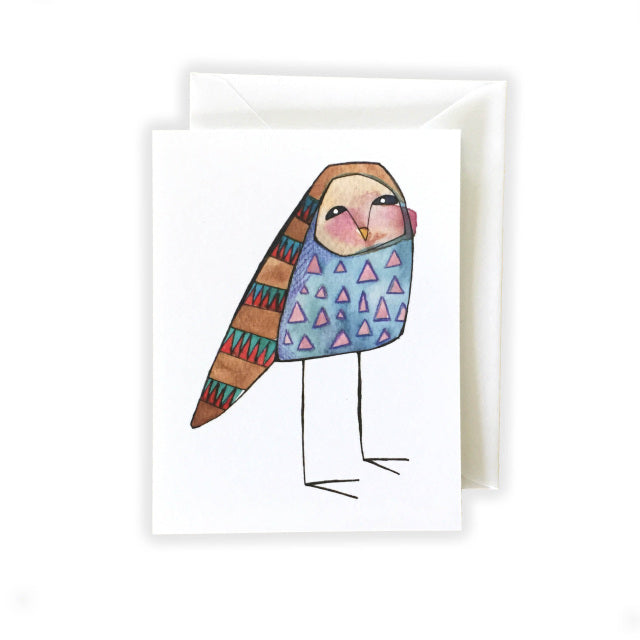 Funky Owl Card - Katie Eberts