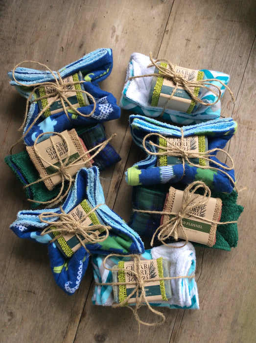 Handmade Kaydee’s Keepers Washcloth and Soap Gift Set